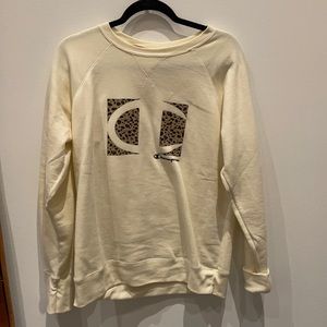 Champion sweater and leggings cheetah print set